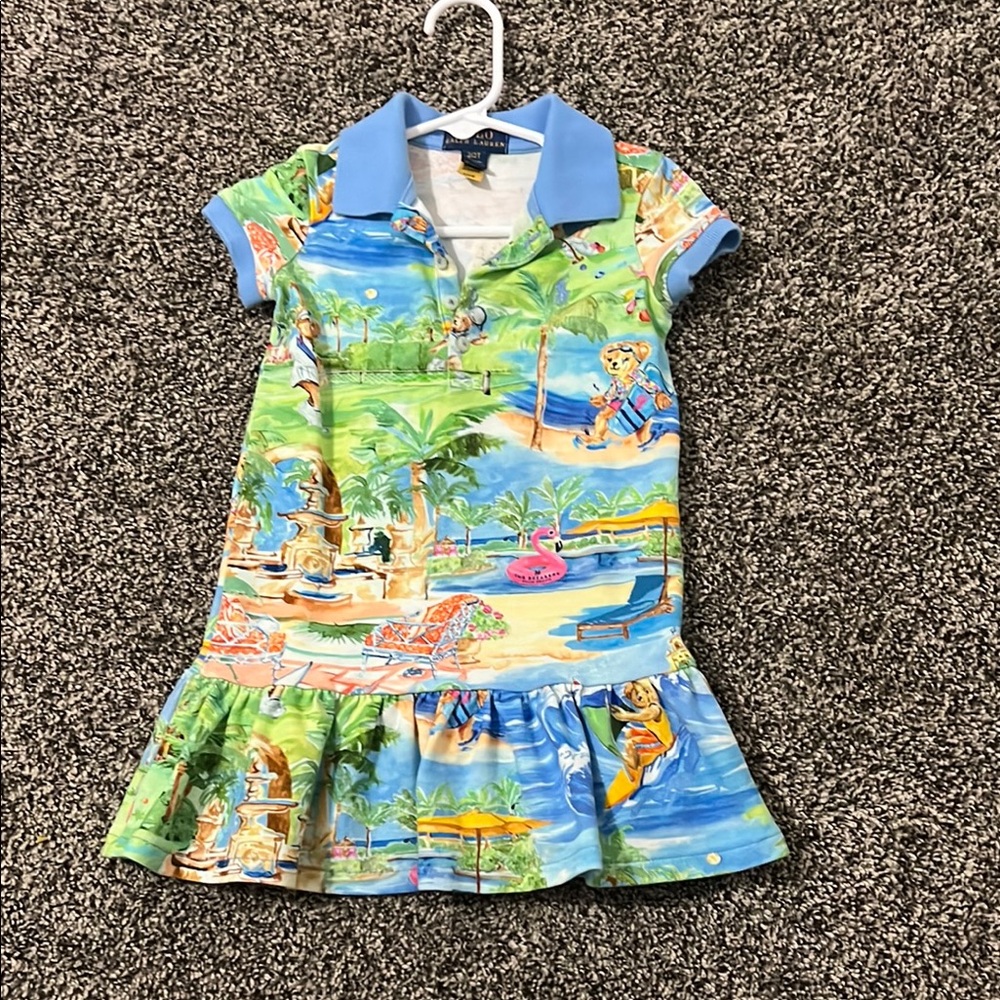 Ralph Lauren Kids Tropical Print Dress